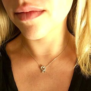 Tiffany & Co. Paloma Picssso loving heart necklace