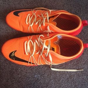 Bright colored Nike training sneakers