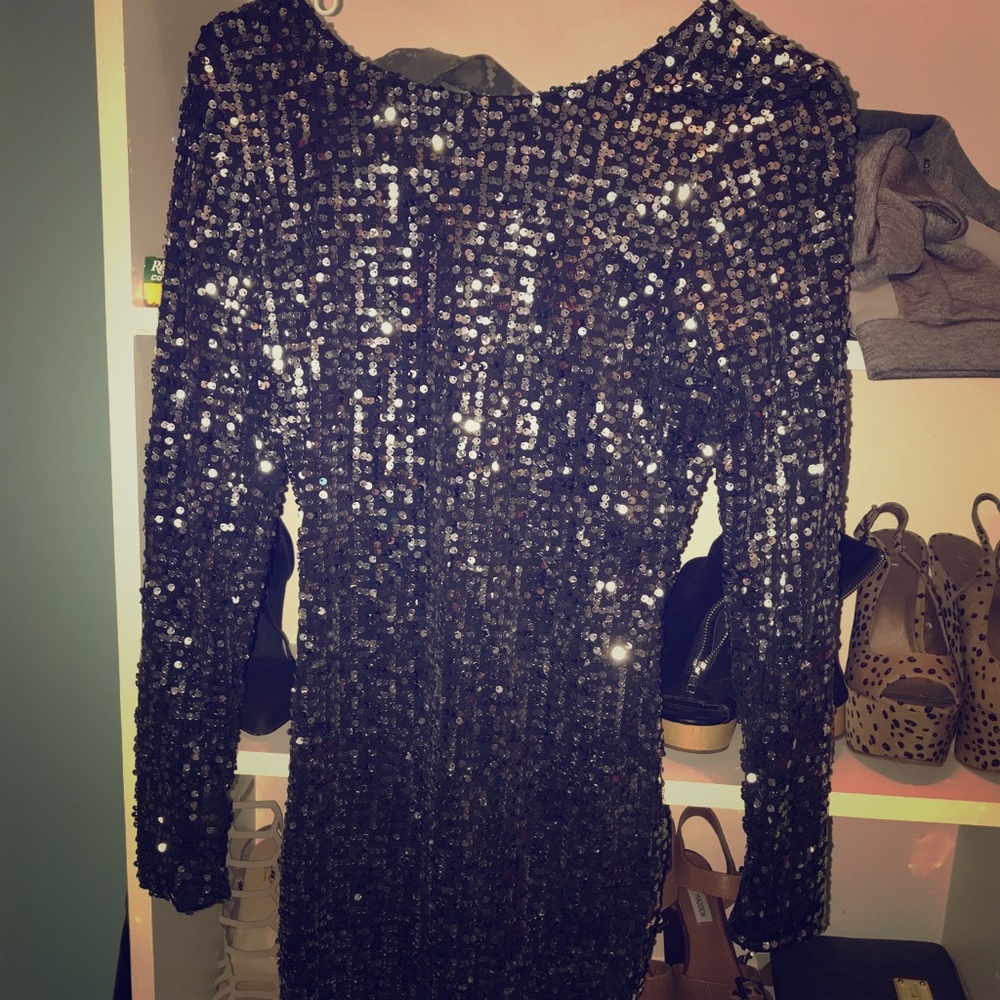 Motel Rocks Sequined Dress
