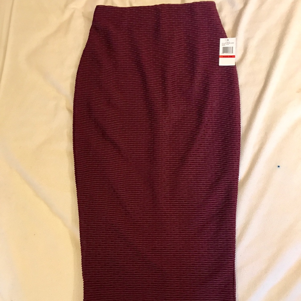 5 twelve Plum XS pencil skirt