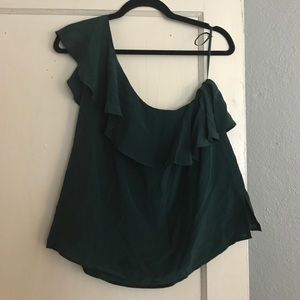 Anthropologie one shoulder blouse
