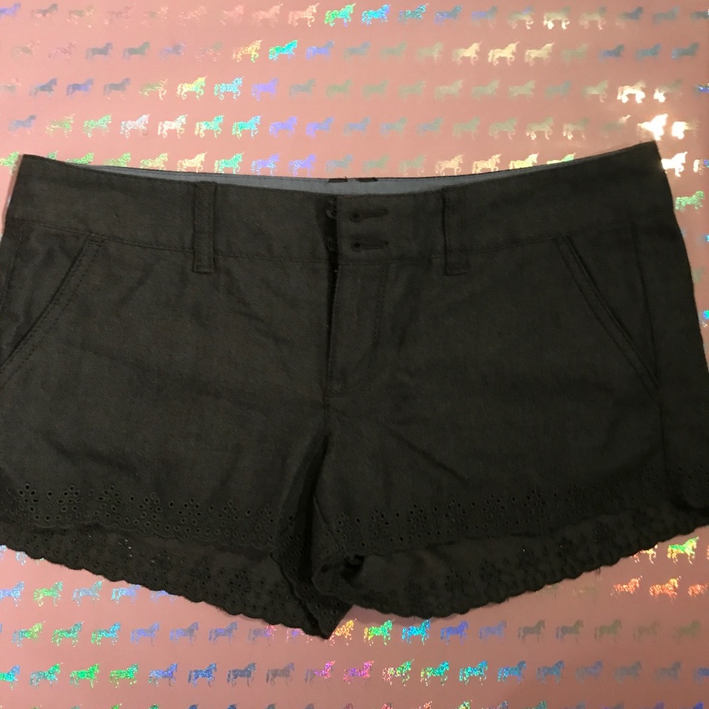 American Eagle Grey Linen shorts