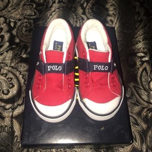 BRAND NEW-Ralph Lauren Polo toddler shoes size 5