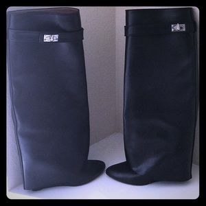 Givenchi Shark Lock High Boots