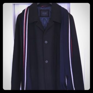 Men's Tommy Hilfiger wool pea coat.