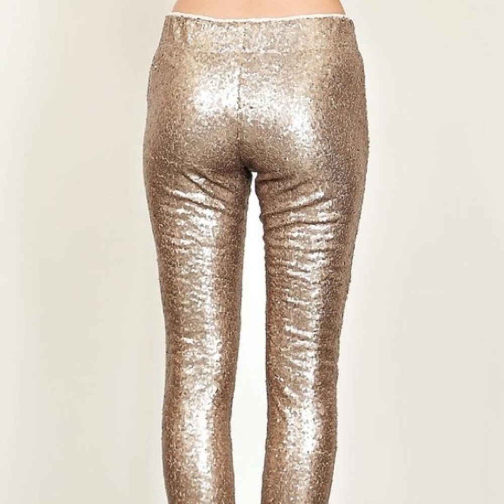 ✨ LAST 1 ✨ All over Sequin Skinny Pant with lining - Picture 4 of 6