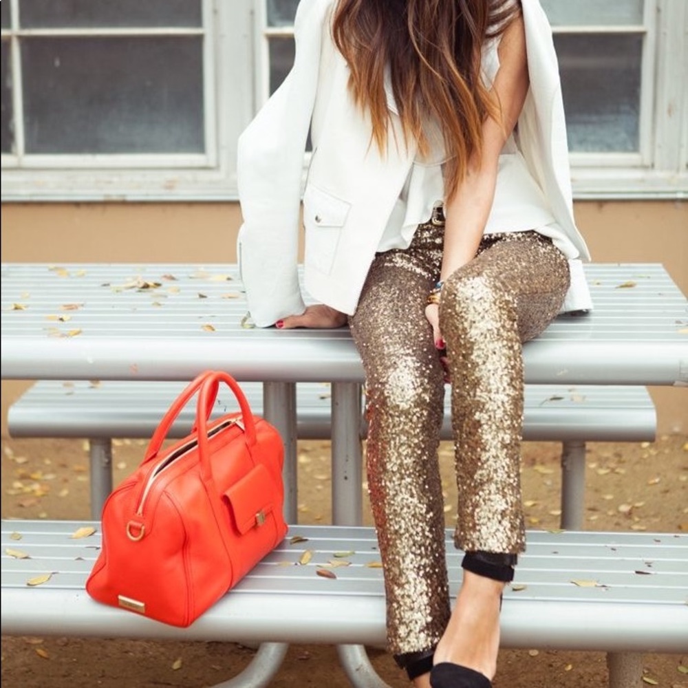 ✨ LAST 1 ✨ All over Sequin Skinny Pant with lining - Picture 6 of 6