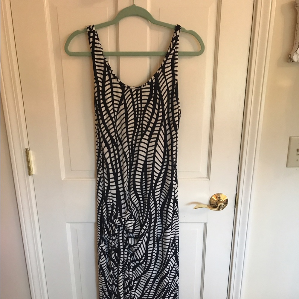 Tart Navy and white maxi