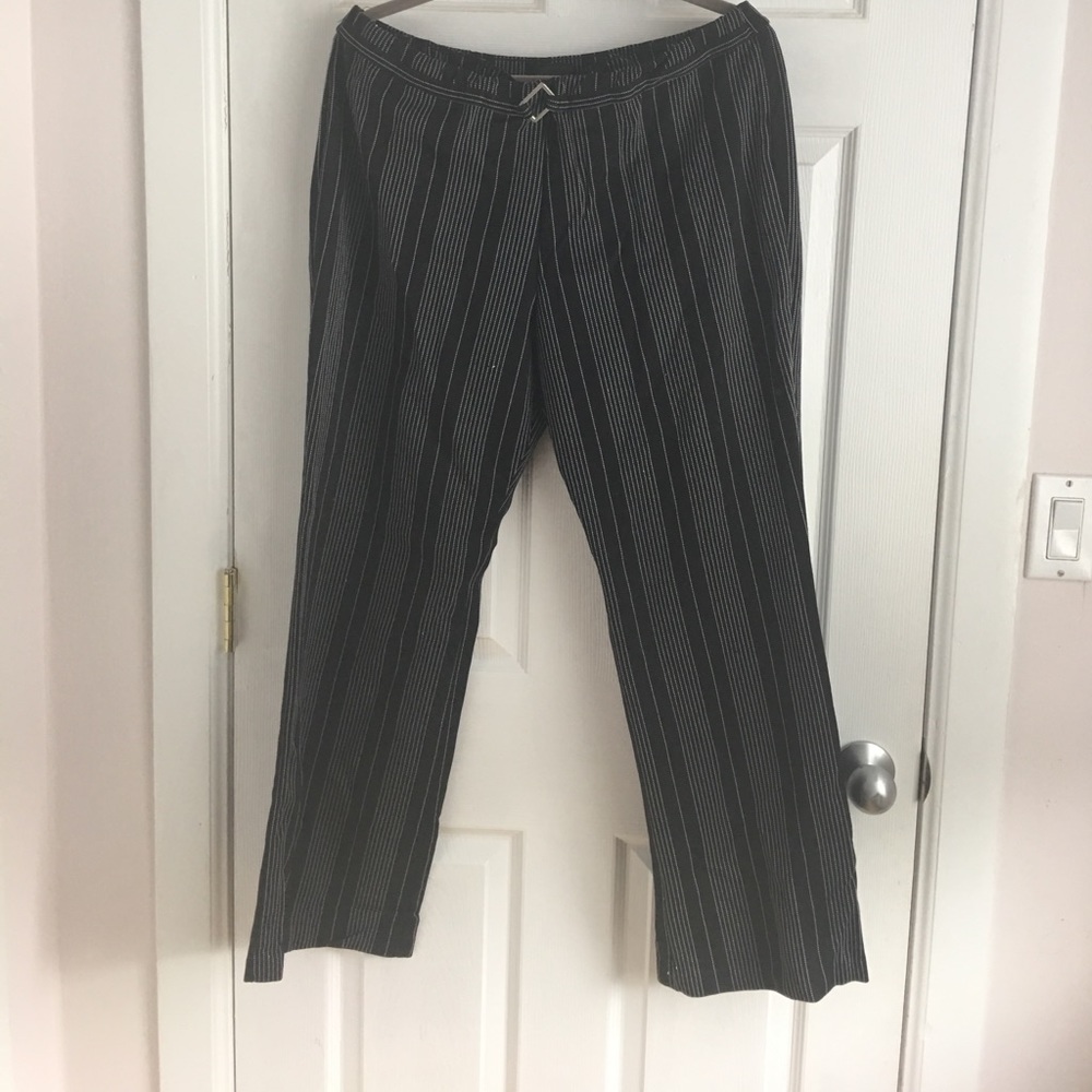 Comfort office pants, pin stripe