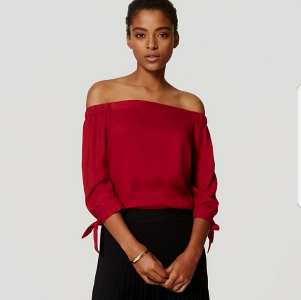 Off the shoulder blouse