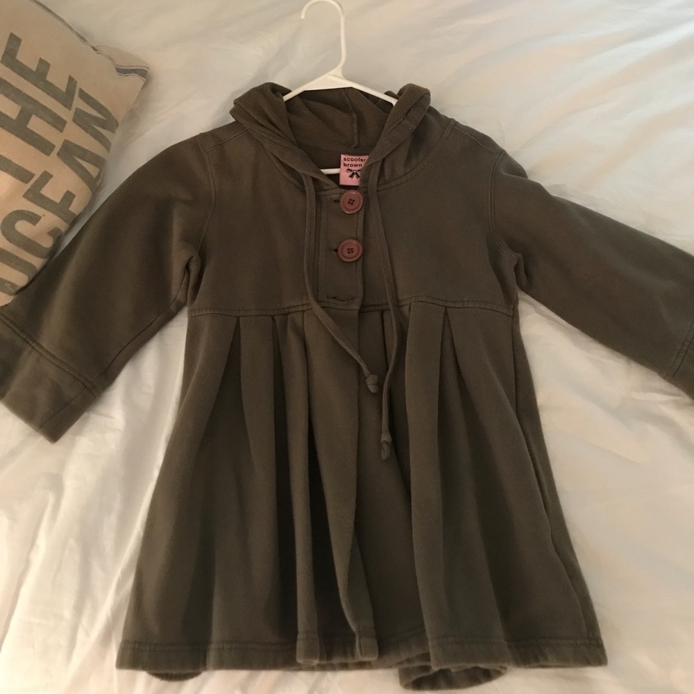 Flared Sleeve/Flared Bottom Cotton Jacket