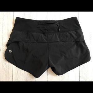 LIKE NEW! Black lululemon shorts