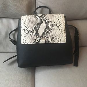 Kate Spade leather backpack with adjustable straps