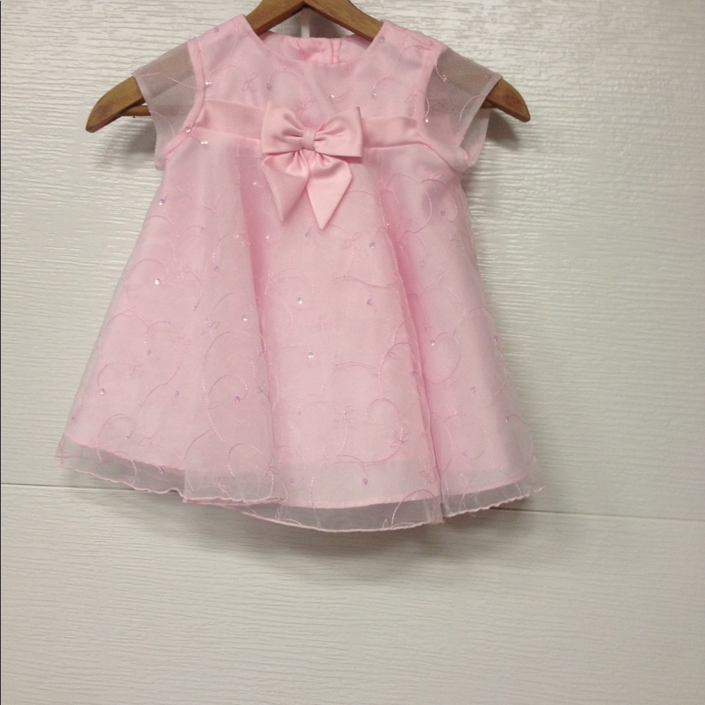 Jessica Ann Two Piece 6/9 M Pink Baby Outfit