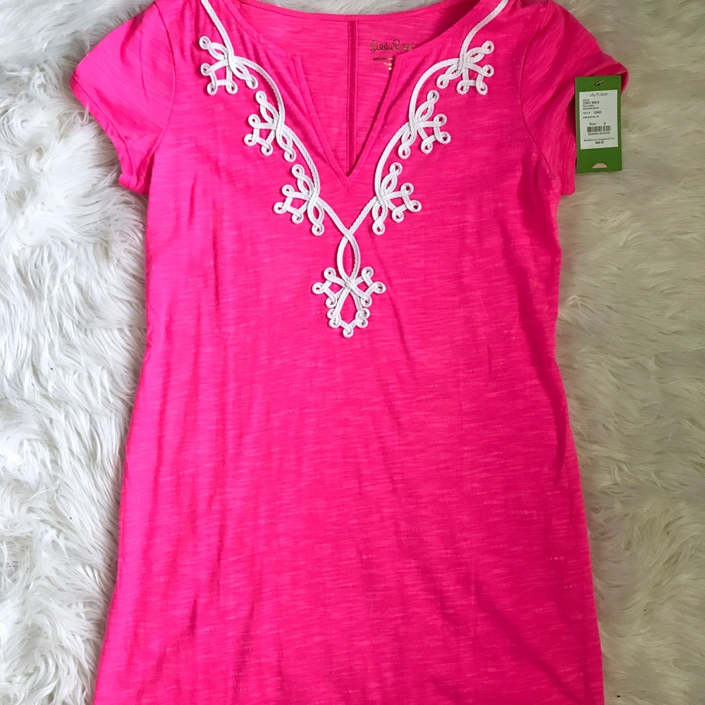 NWT Lilly Pulitzer Pink Brewster Dress