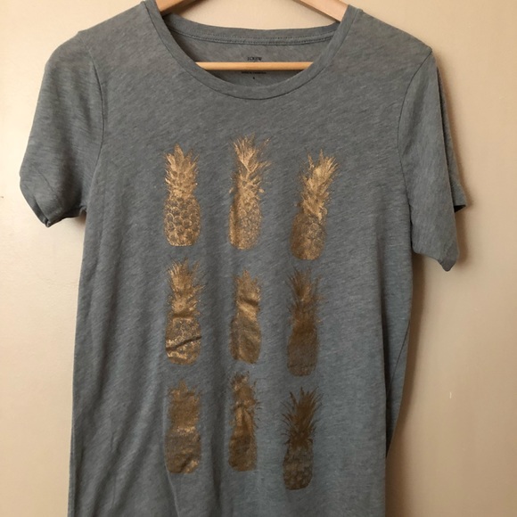 J Crew Pineapple Collection Tee - Picture 1 of 1