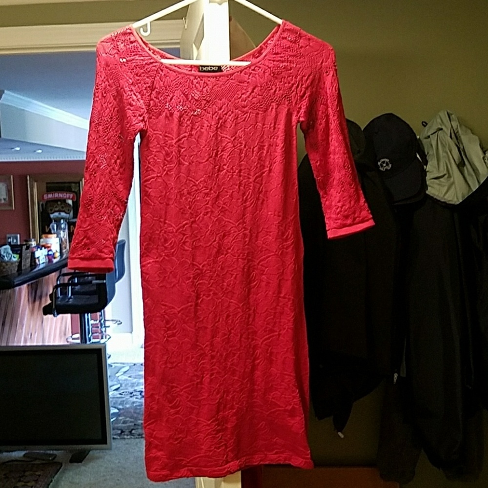 Bebe Red Dress