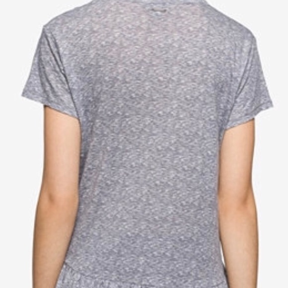 NWOT Calvin Klein Linen Blend Peplum Shirt Top - Picture 2 of 4