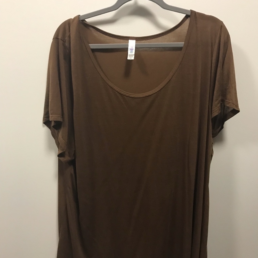 LuLaRoe 3xl Brown Tee