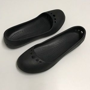 Crocs Black Ballet Flats Size 7