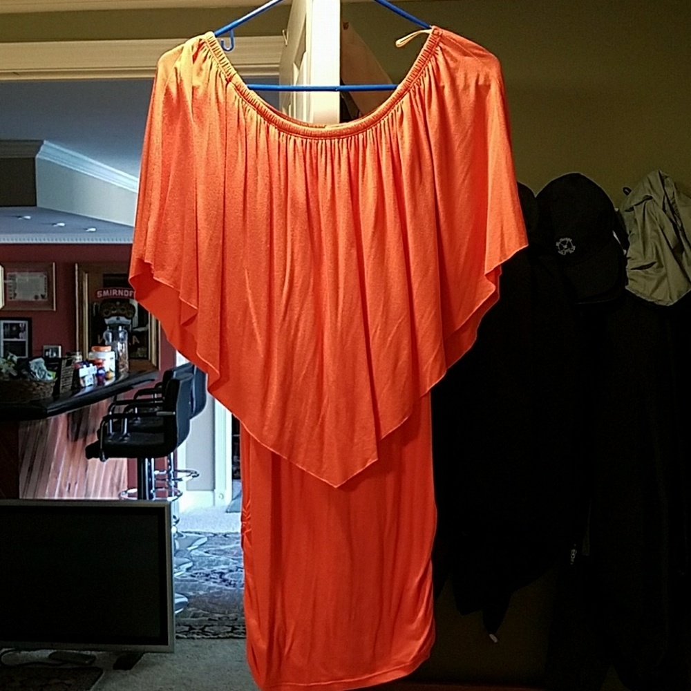 Arden B Orange Dress