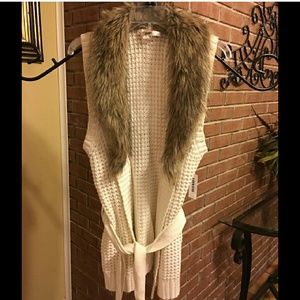 Faux Fur Vest NWT