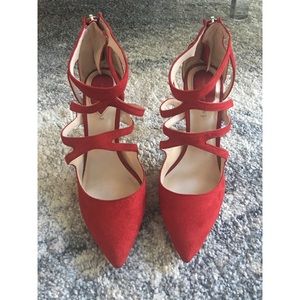 Zara Red Pumps