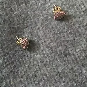 U Juicy Couture earring studs pink