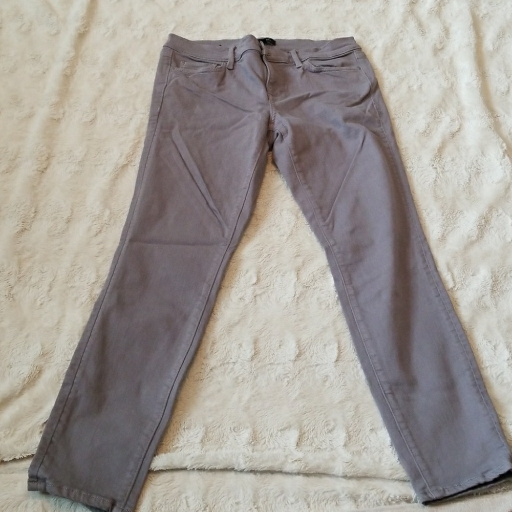 Ann Taylor Gray skinny jeans