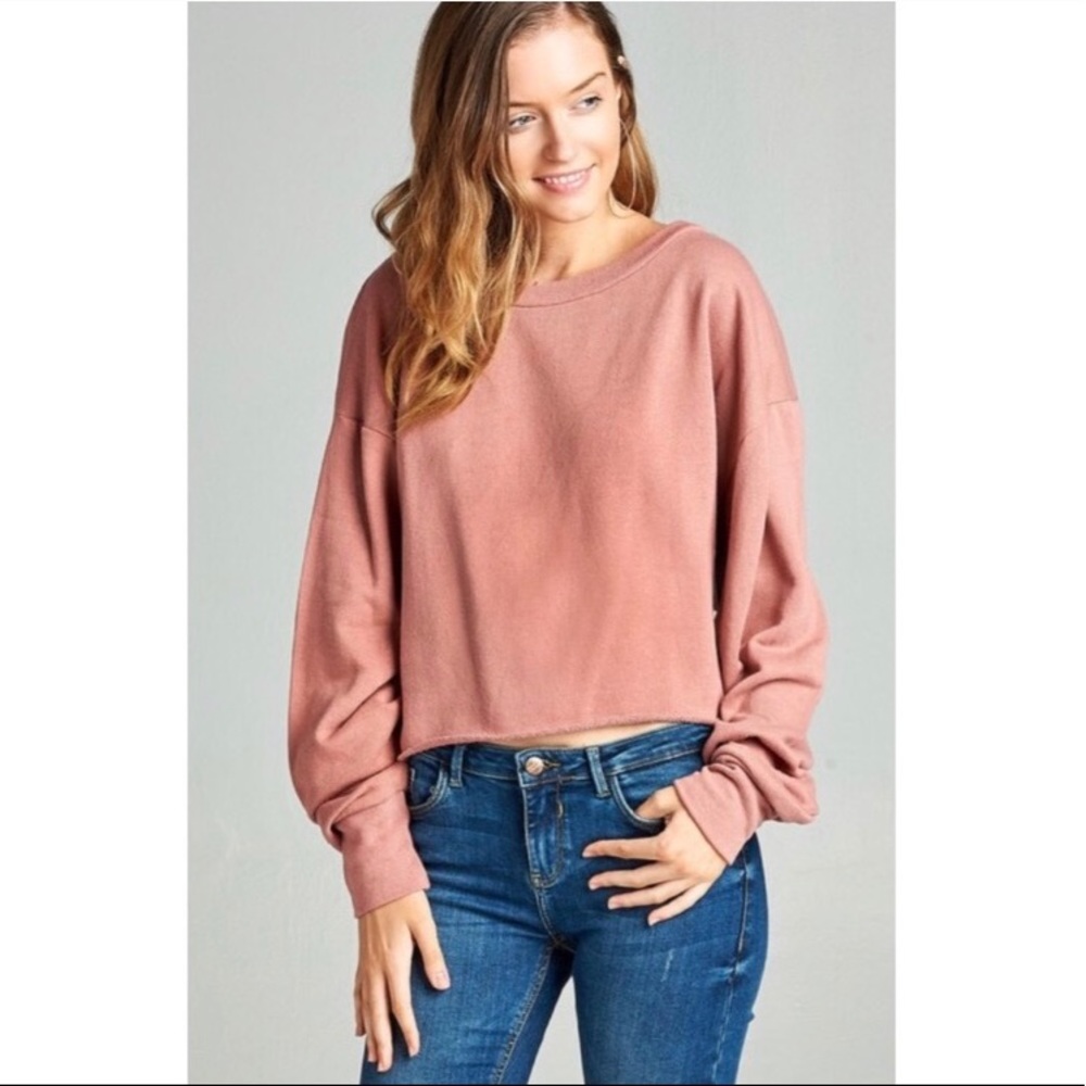 HP✨Dusty Mauve Oversized Sweater