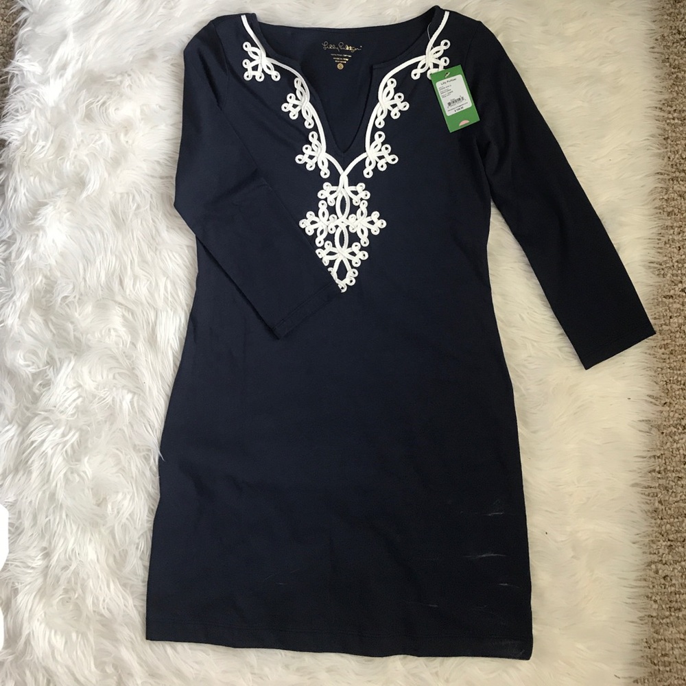 NWT Lilly Pulitzer Navy Marina Dress