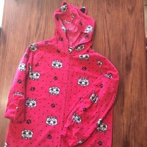 Girl's union suit pajamas 😻