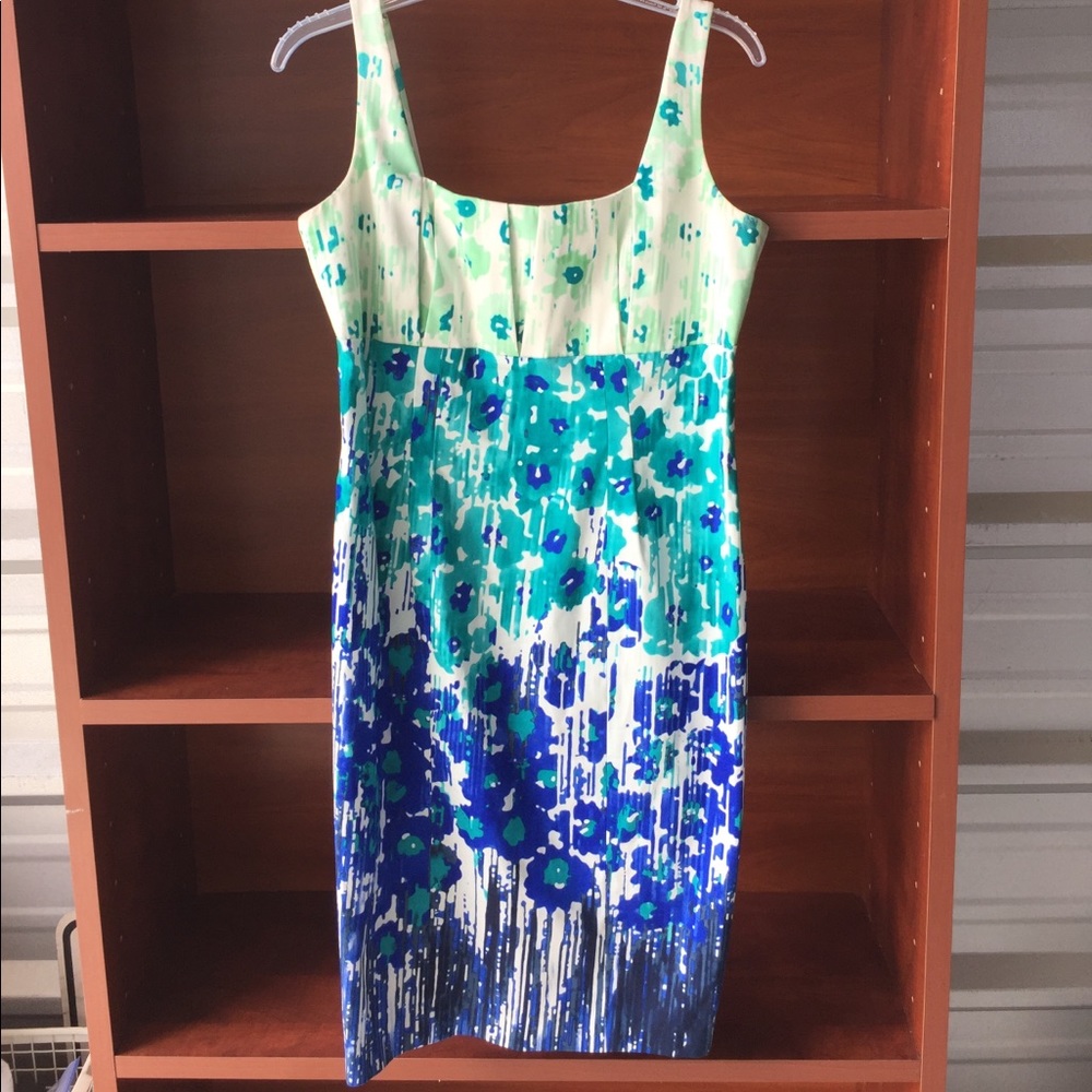 Watercolor Floral Calvin Klein Dress