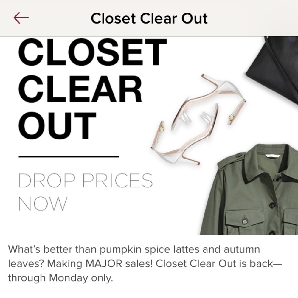 Closest Clear Out!!!