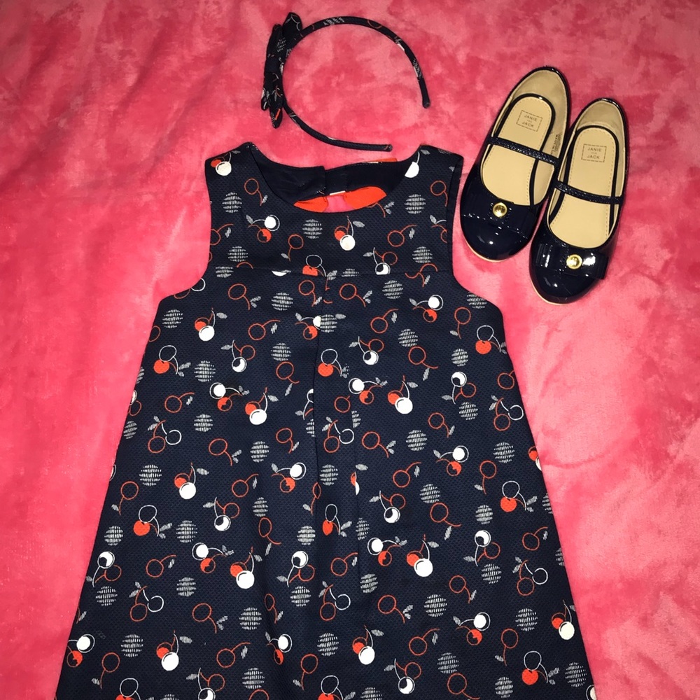 Little Girls 2T Janie and Jack Dress & Headband