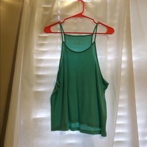Blue turquoise tank top