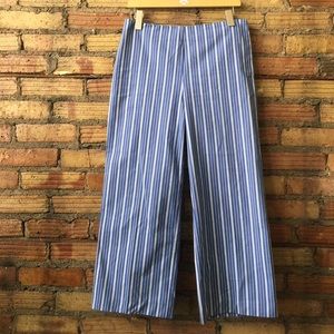 ZARA WIDE LEG CROPPED SLACKS