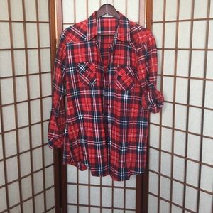 Ochenta Plaid Flannel Buttondown