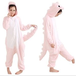 Pink Dinosaur Onesie