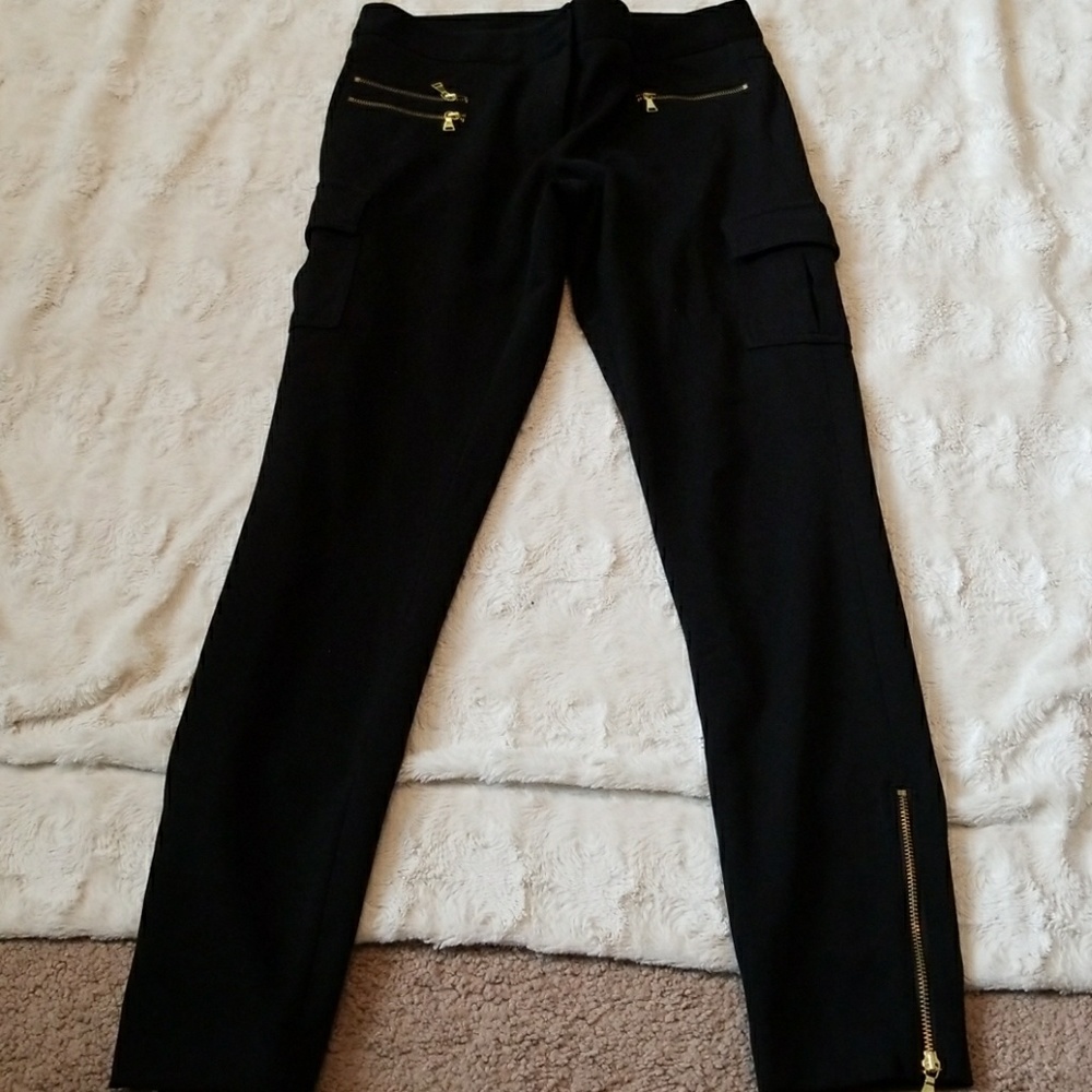 Black express dressy cargo pants