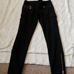 Black express dressy cargo pants