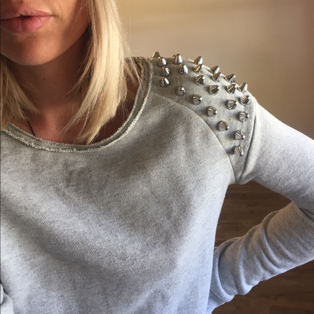 urban outfitters studded statement sweater