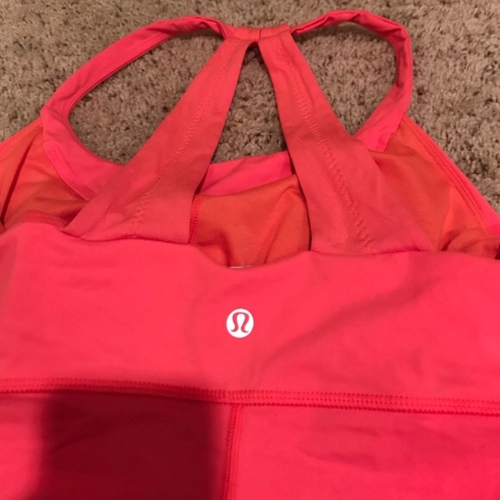 Neon Orange Lululemon Tank