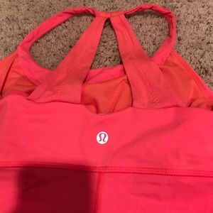Neon Orange Lululemon Tank