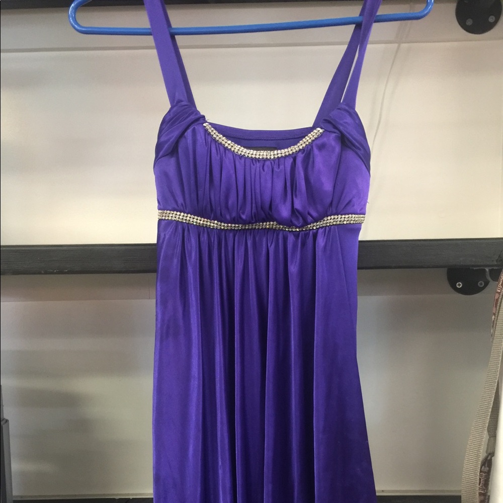 Purple homecoming dress