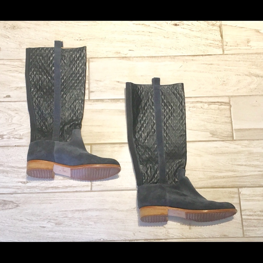 🌹Matt Bernson🌹Gorgeous Blue Suede/Leather Boots!