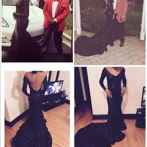 Black prom dress