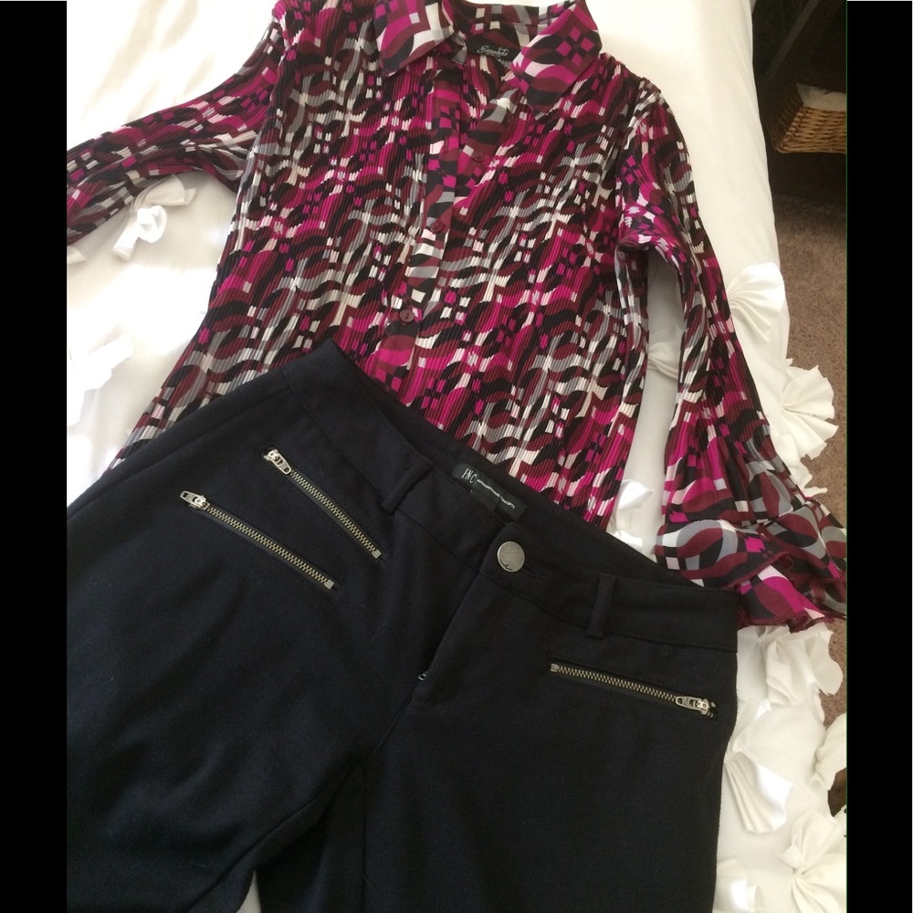 I-N-C International Concepts Black Pants