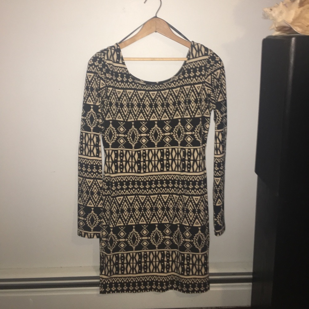 Tribal bodycon dress