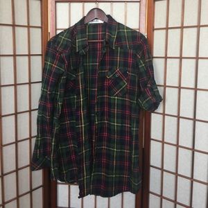 Ochenta Plaid Flannel Buttondown
